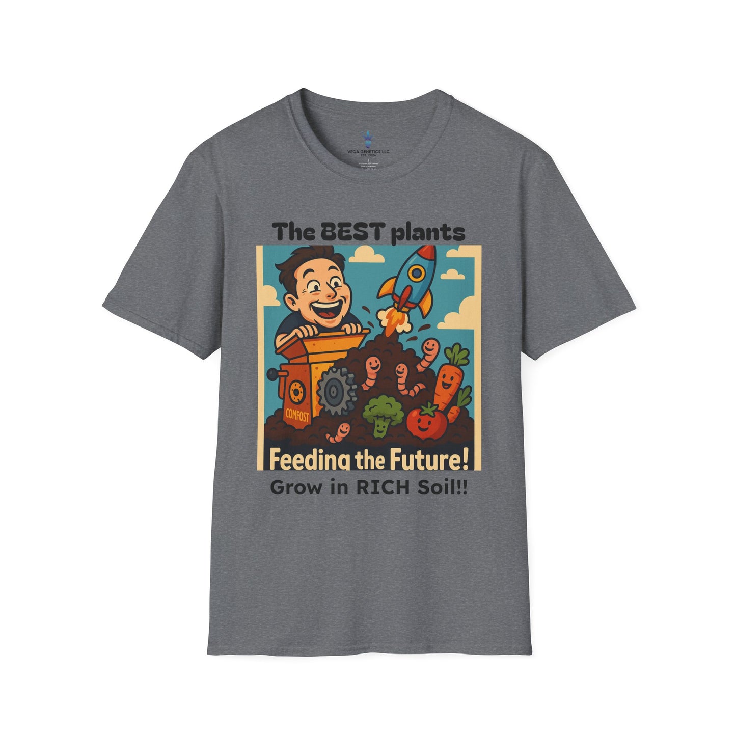 Feeding the Future Funny Gardening T-Shirt, Plant Lover Gift, Eco-Friendly Shirt, Sustainable Fashion, Gardening Humor Tee, Feeding the Future Quote
