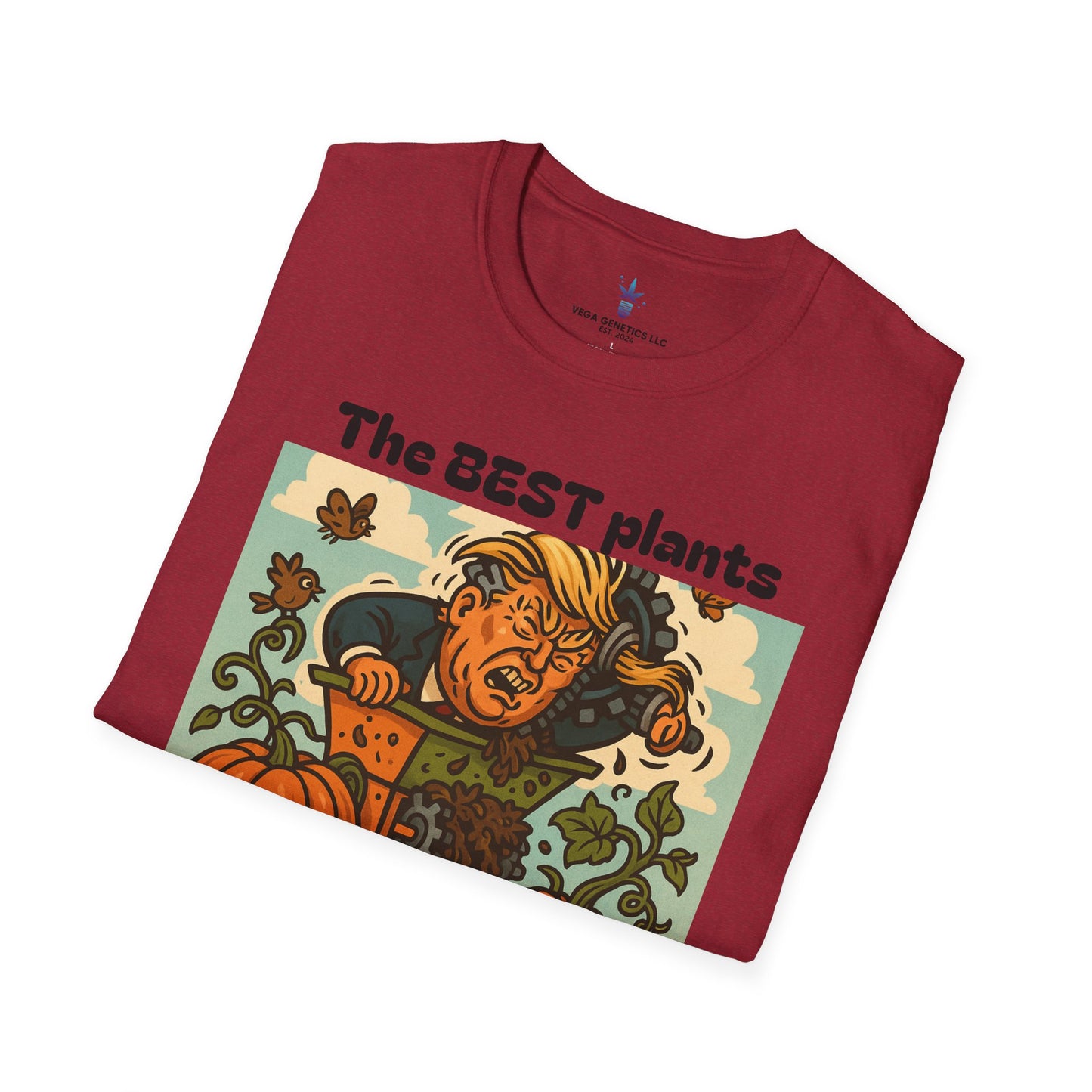 Grow Bigly Funny Gardening T-Shirt, Plant Lover Gift, Eco-Friendly Shirt, Sustainable Fashion, Gardening Humor Tee, Grow Bigly Quote