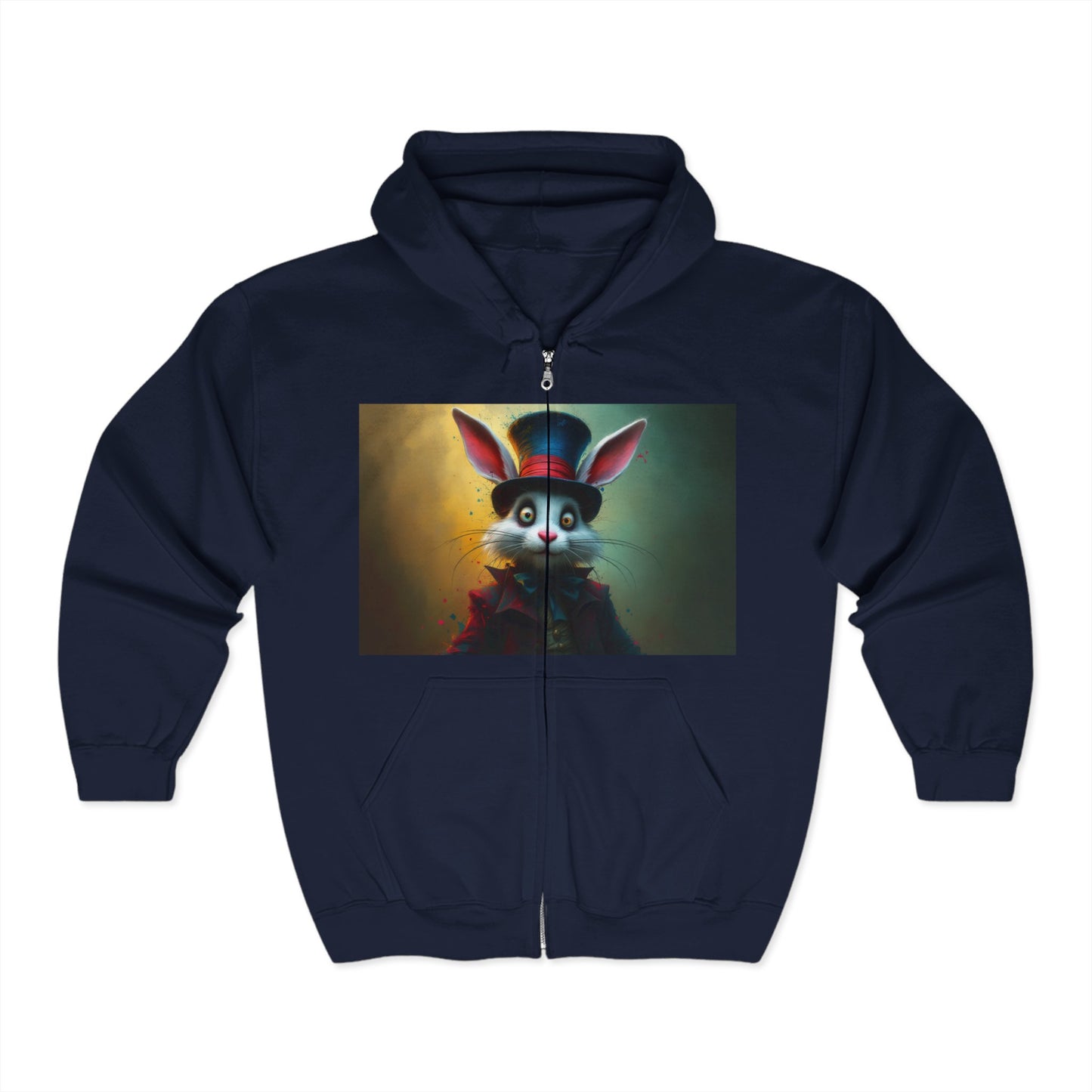 Silly Rabbit Full Zip Hoodie - Unisex Heavy Blend™