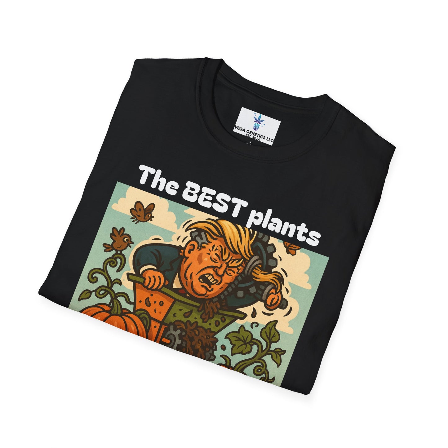 Grow Bigly Funny Gardening T-Shirt, Plant Lover Gift, Eco-Friendly Shirt, Sustainable Fashion, Gardening Humor Tee, Grow Bigly Quote
