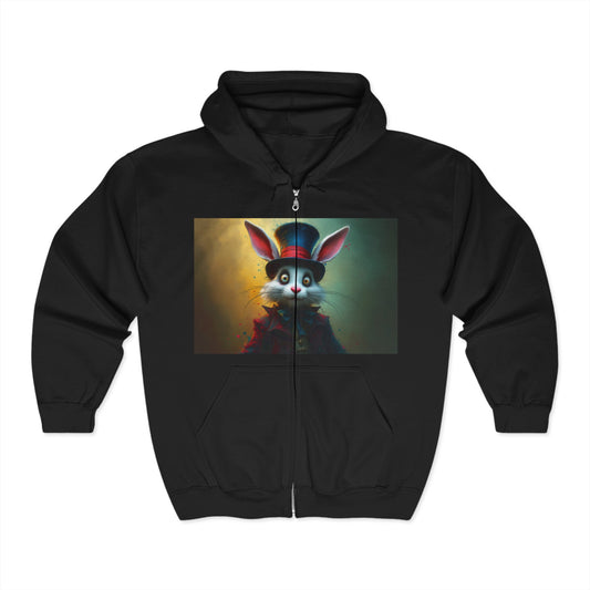 Silly Rabbit Full Zip Hoodie - Unisex Heavy Blend™
