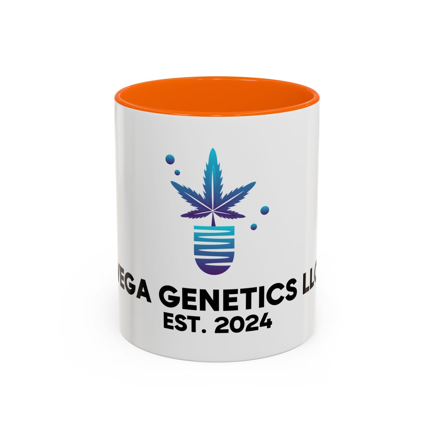 Vega Genetics Accent Coffee Mug - Perfect Gift for 420 Enthusiasts
