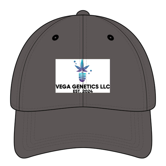 Vega Genetics Logo Dad Cap - Relaxed Classic Hat, Unisex Baseball Cap, Gift for Father's Day, Custom Logo Hat, Trendy Casual Wear