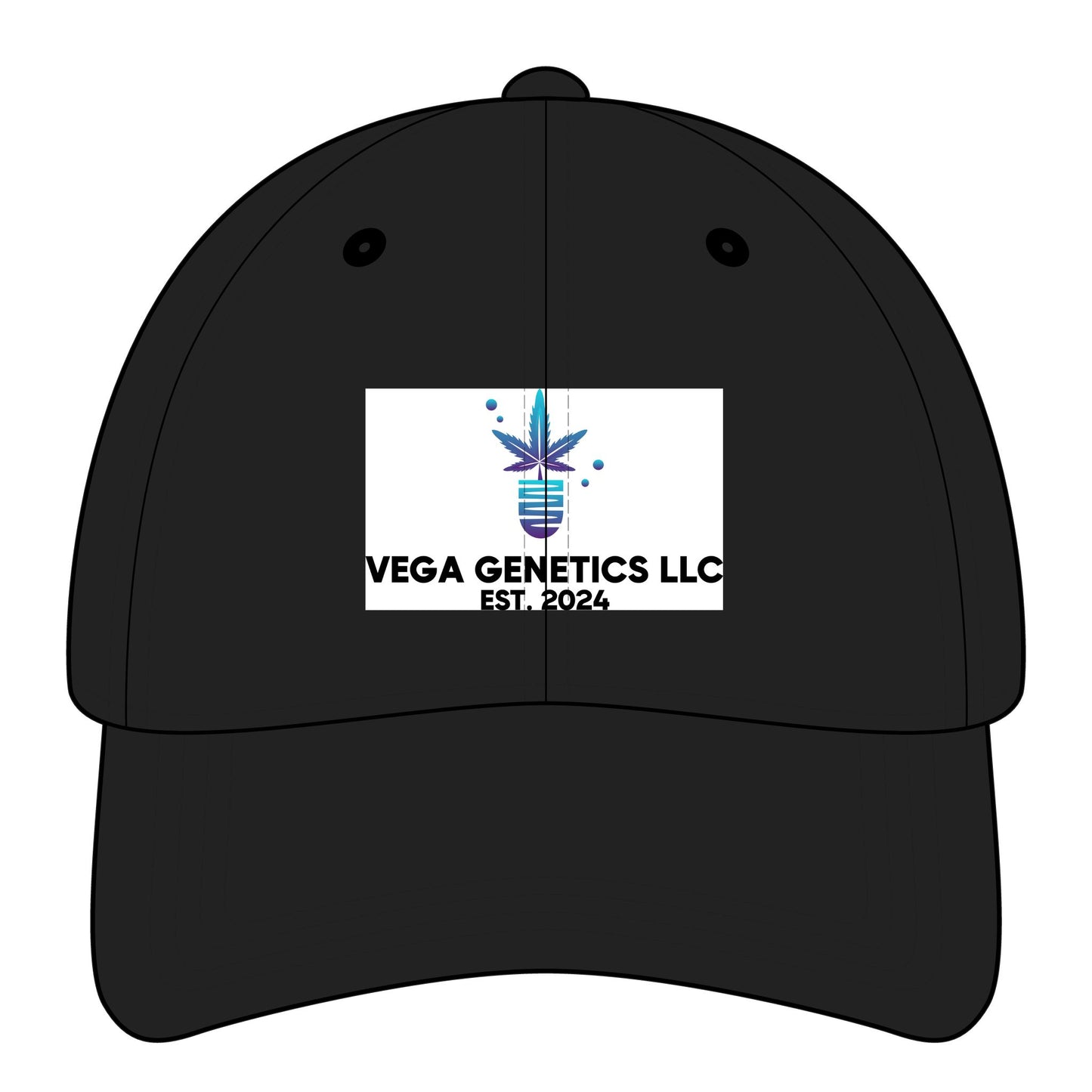 Vega Genetics Logo Dad Cap - Relaxed Classic Hat, Unisex Baseball Cap, Gift for Father's Day, Custom Logo Hat, Trendy Casual Wear