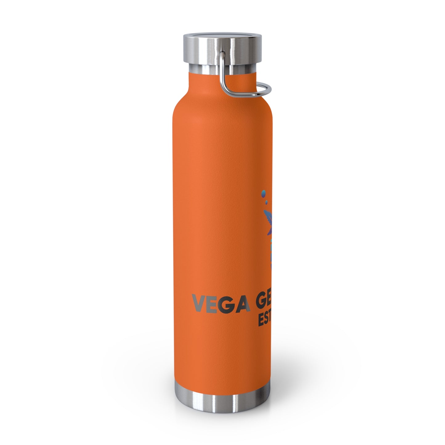 Vega Genetics logo Insulated Water Bottle, Cannabis Gift for anyone, Eco-Friendly Drinkware, Perfect for Outdoors, Birthday or 420 Celebration