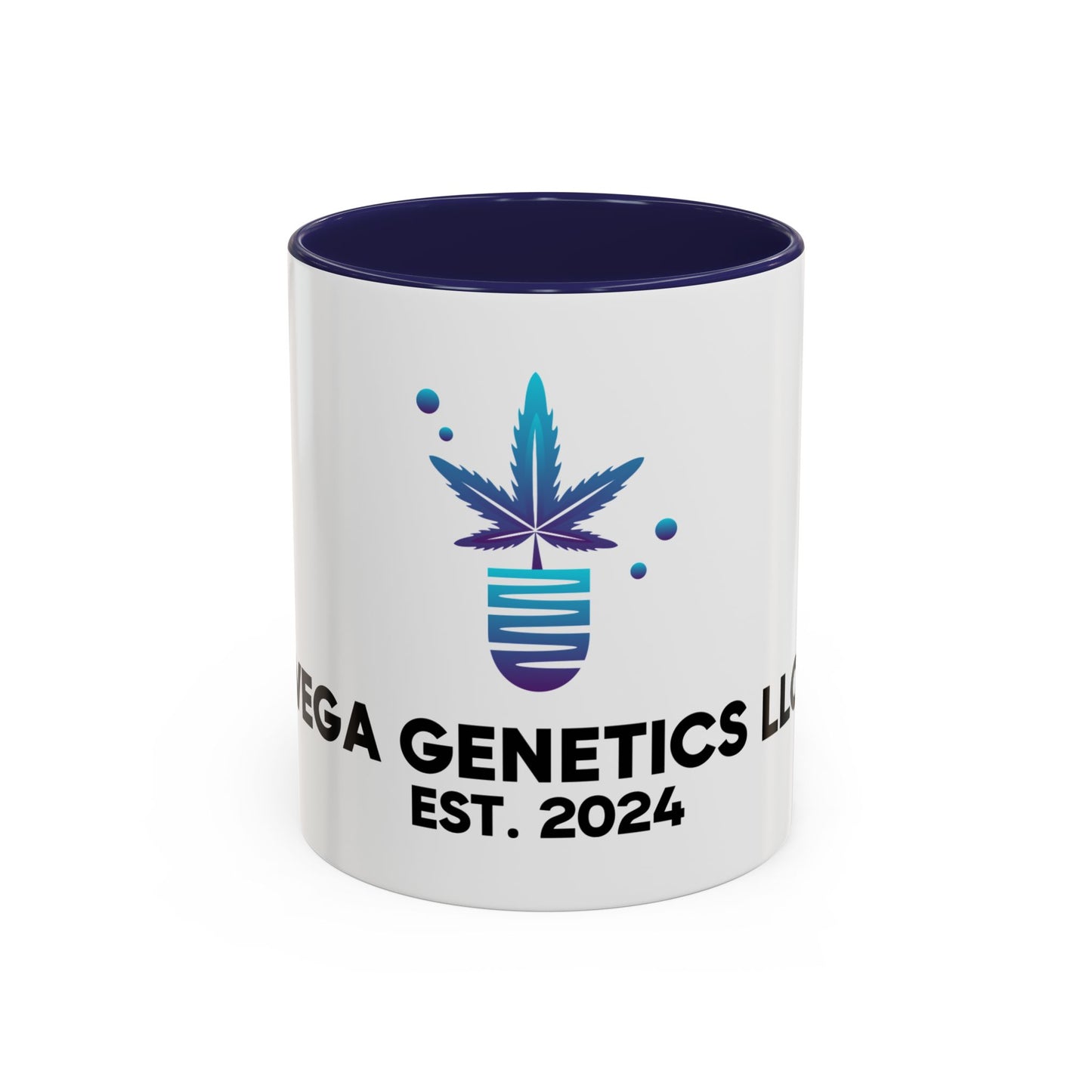 Vega Genetics Accent Coffee Mug - Perfect Gift for 420 Enthusiasts