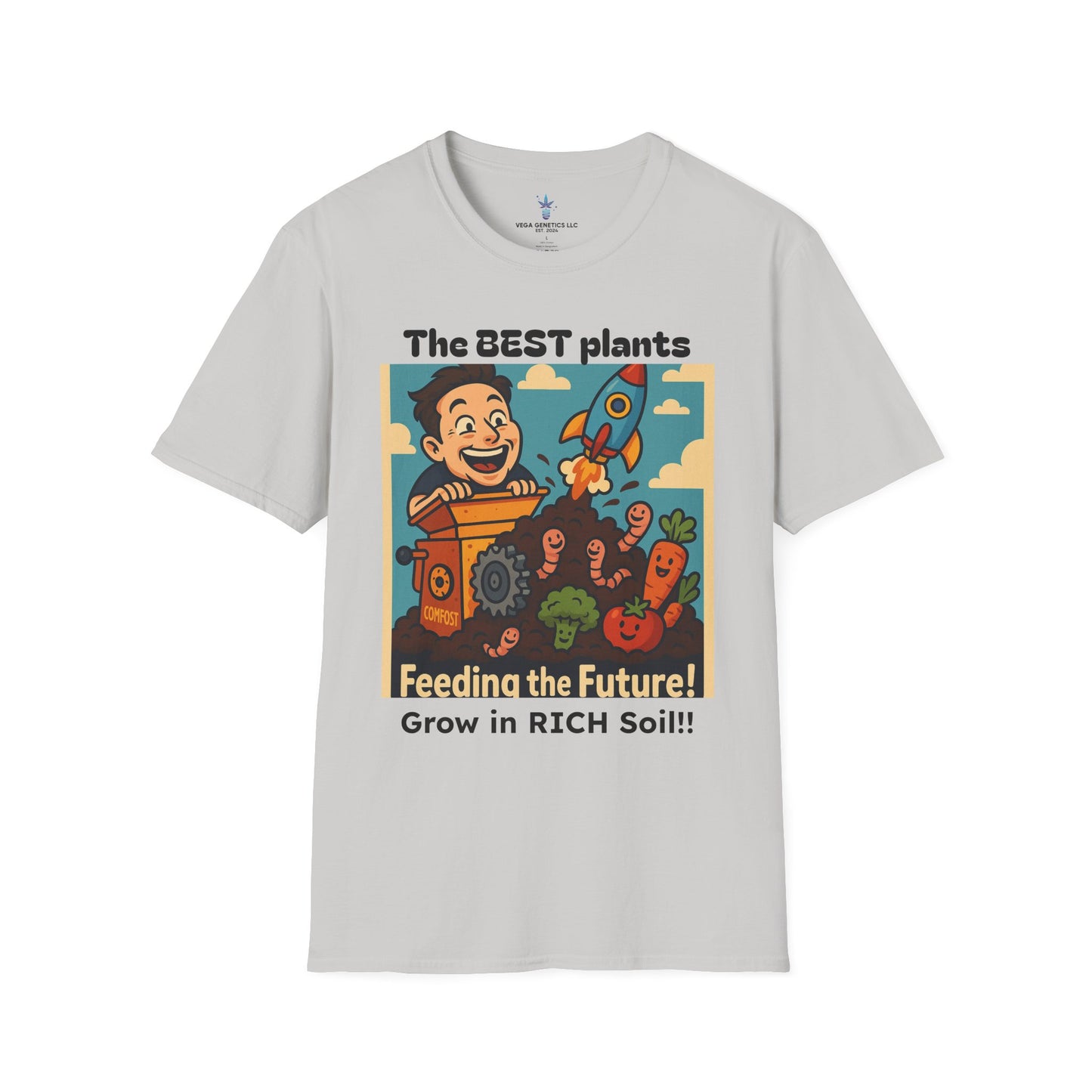 Feeding the Future Funny Gardening T-Shirt, Plant Lover Gift, Eco-Friendly Shirt, Sustainable Fashion, Gardening Humor Tee, Feeding the Future Quote