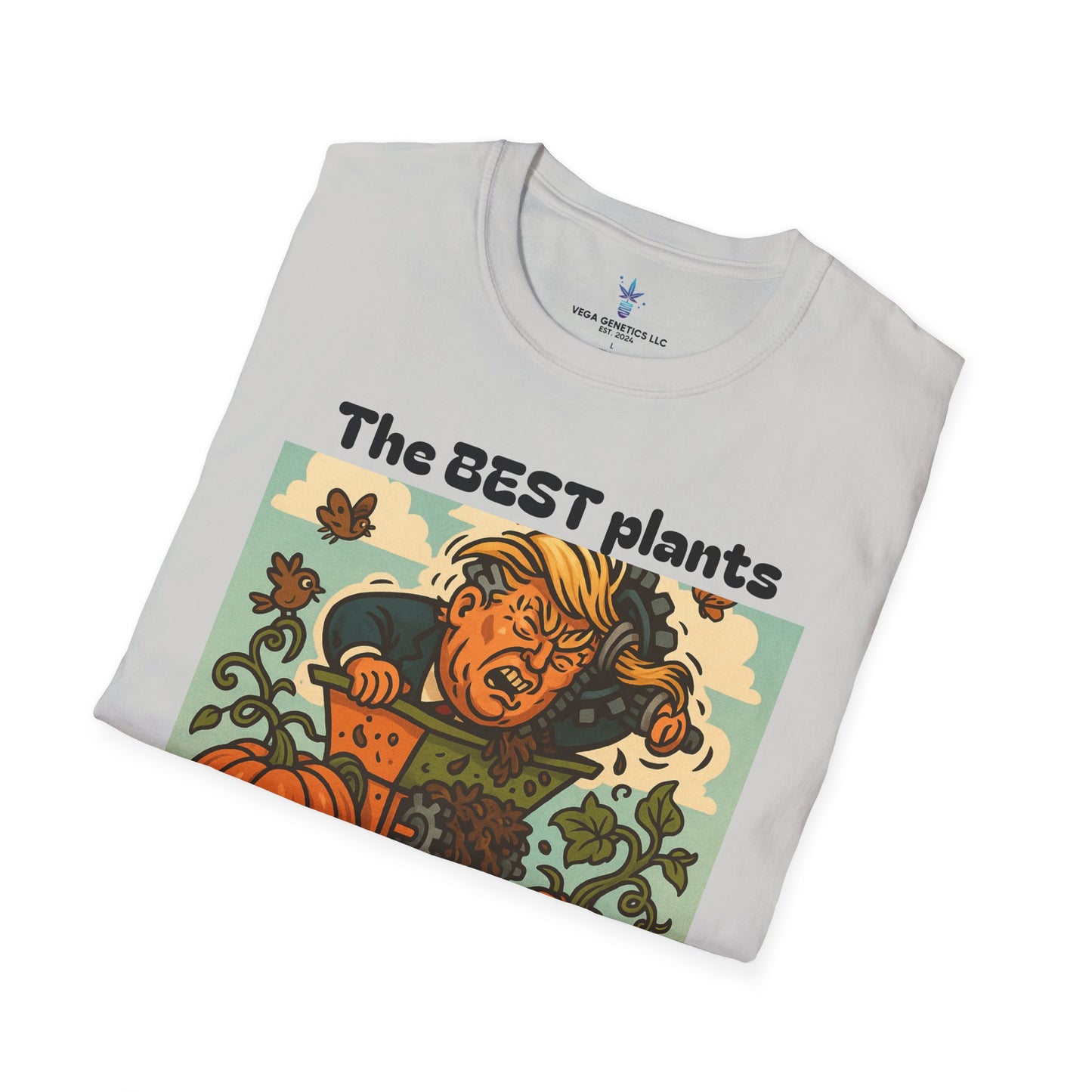 Grow Bigly Funny Gardening T-Shirt, Plant Lover Gift, Eco-Friendly Shirt, Sustainable Fashion, Gardening Humor Tee, Grow Bigly Quote