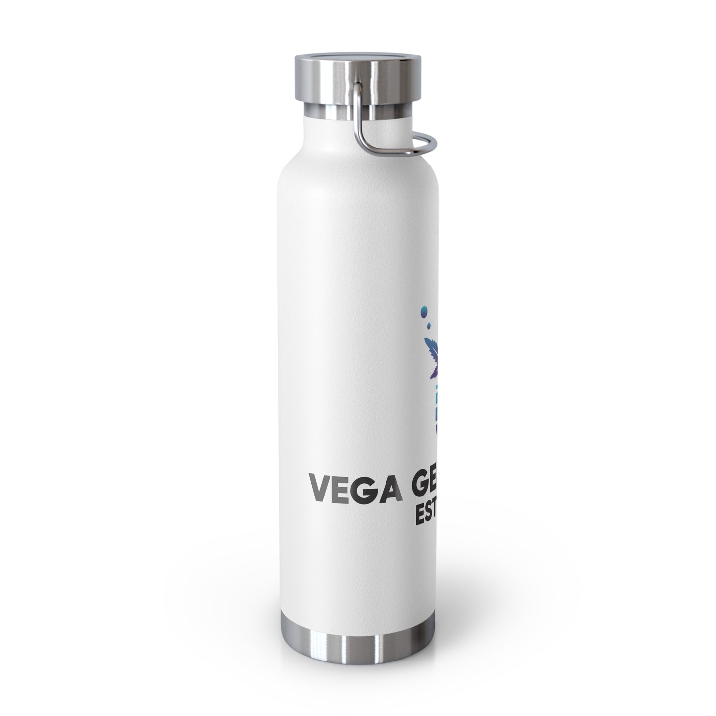 Vega Genetics logo Insulated Water Bottle, Cannabis Gift for anyone, Eco-Friendly Drinkware, Perfect for Outdoors, Birthday or 420 Celebration