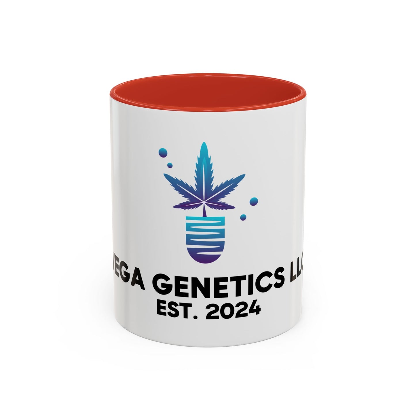 Vega Genetics Accent Coffee Mug - Perfect Gift for 420 Enthusiasts