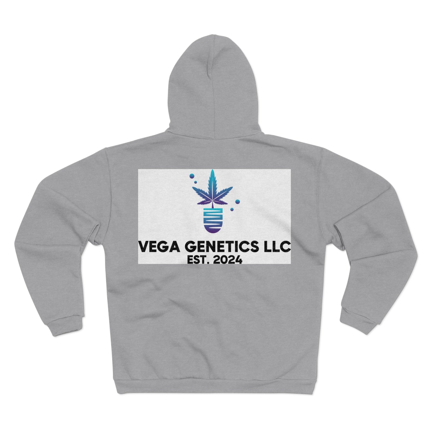 Chic Unisex Hooded Zip Sweatshirt with Silly Rabbit Artwork & Logo