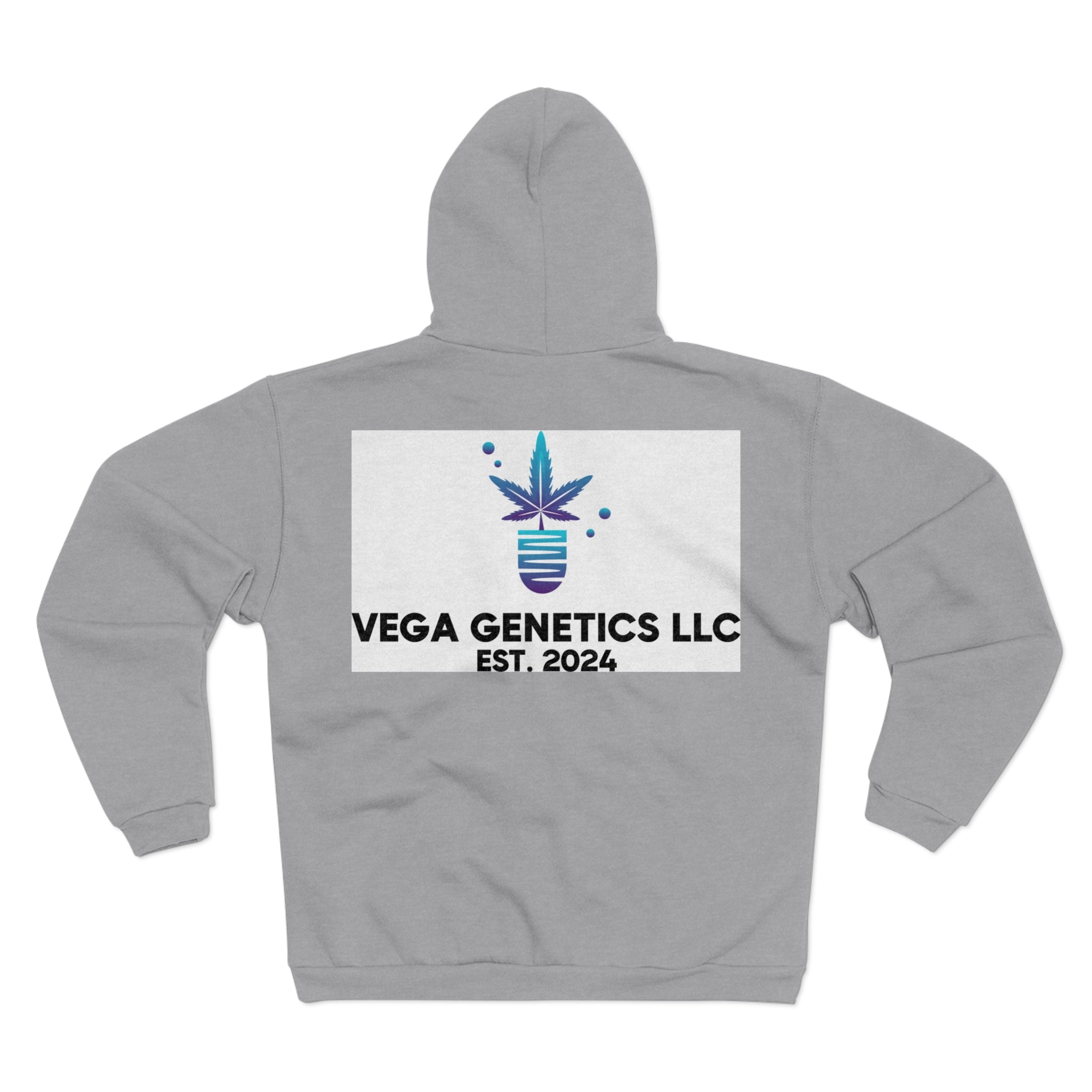 Chic Unisex Hooded Zip Sweatshirt with Silly Rabbit Artwork & Logo