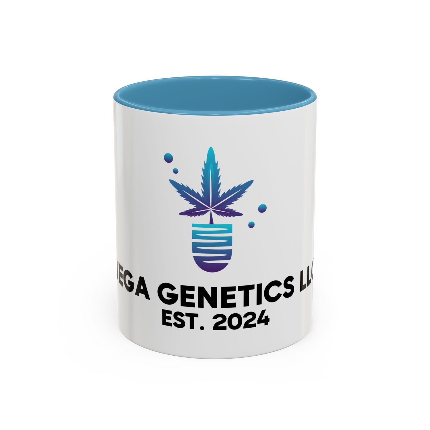 Vega Genetics Accent Coffee Mug - Perfect Gift for 420 Enthusiasts