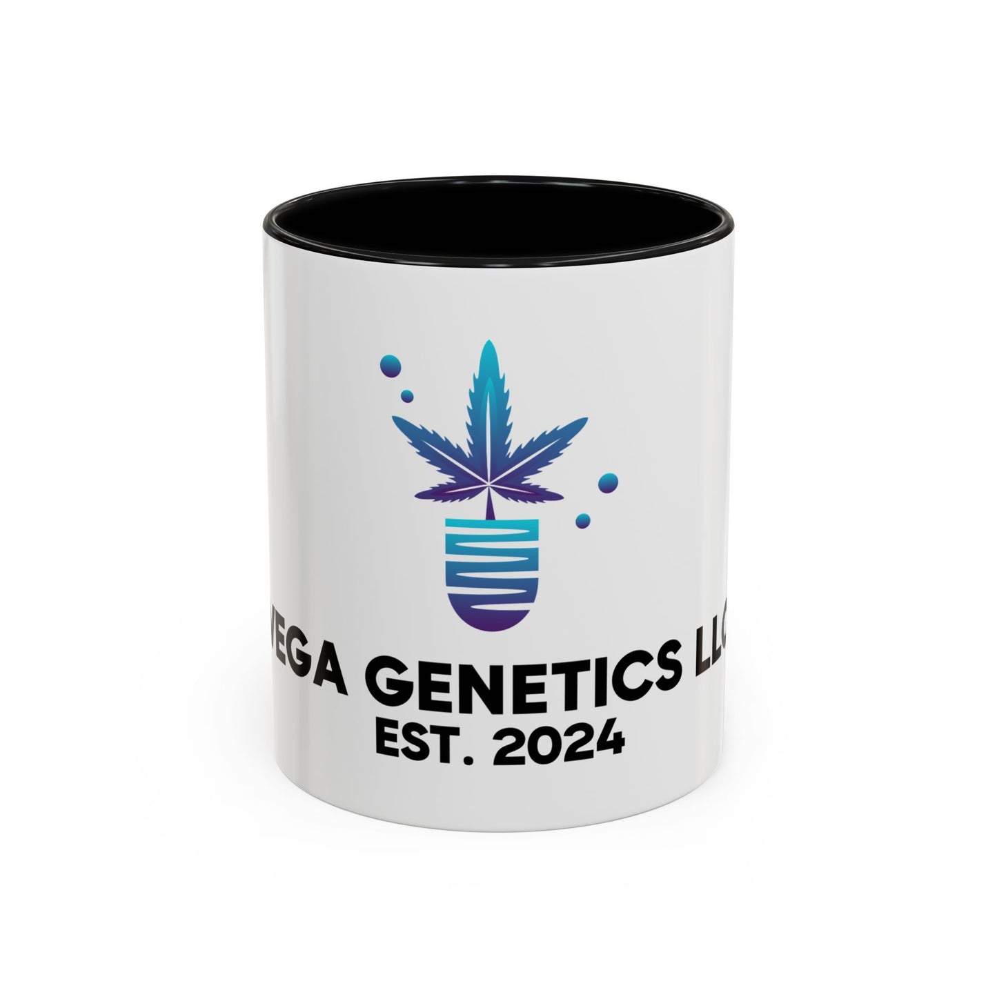 Vega Genetics Accent Coffee Mug - Perfect Gift for 420 Enthusiasts