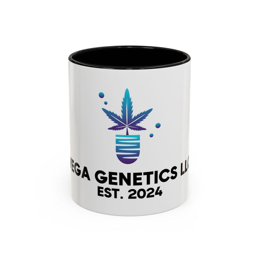 Vega Genetics Accent Coffee Mug - Perfect Gift for 420 Enthusiasts