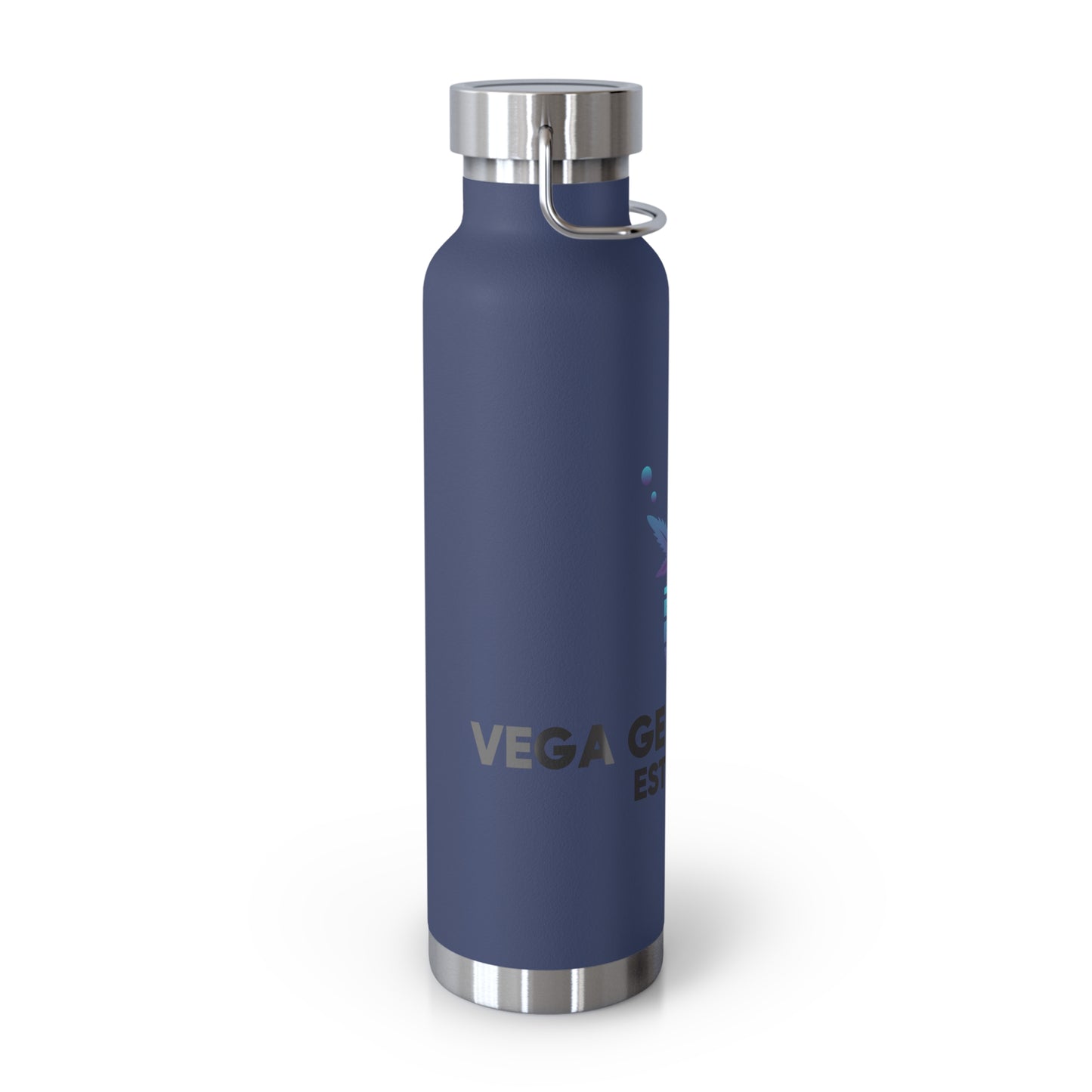 Vega Genetics logo Insulated Water Bottle, Cannabis Gift for anyone, Eco-Friendly Drinkware, Perfect for Outdoors, Birthday or 420 Celebration