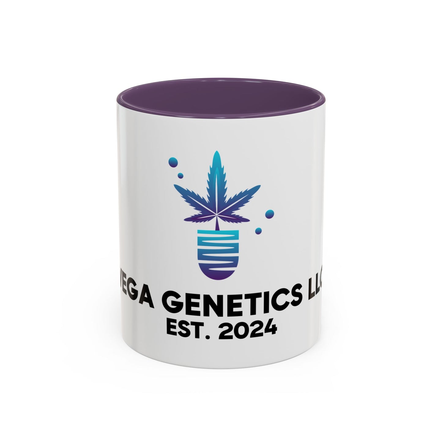 Vega Genetics Accent Coffee Mug - Perfect Gift for 420 Enthusiasts