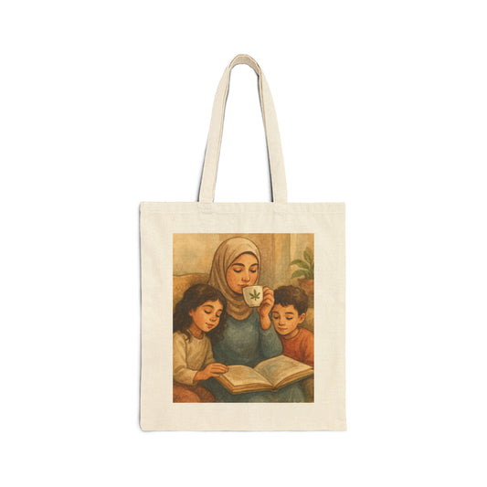 Cotton Canvas Tote Bag - Cannabis Storytime Image