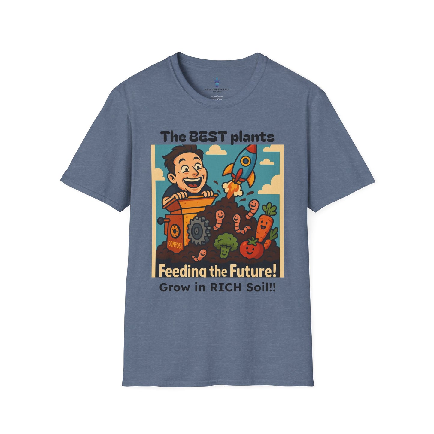 Feeding the Future Funny Gardening T-Shirt, Plant Lover Gift, Eco-Friendly Shirt, Sustainable Fashion, Gardening Humor Tee, Feeding the Future Quote