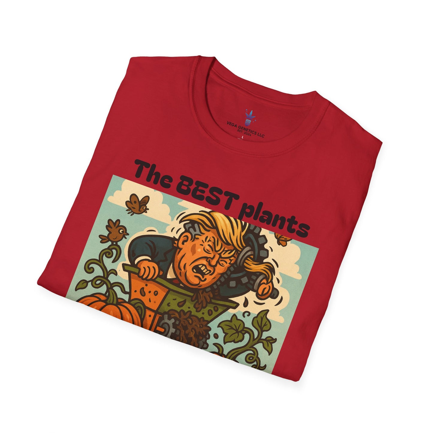 Grow Bigly Funny Gardening T-Shirt, Plant Lover Gift, Eco-Friendly Shirt, Sustainable Fashion, Gardening Humor Tee, Grow Bigly Quote