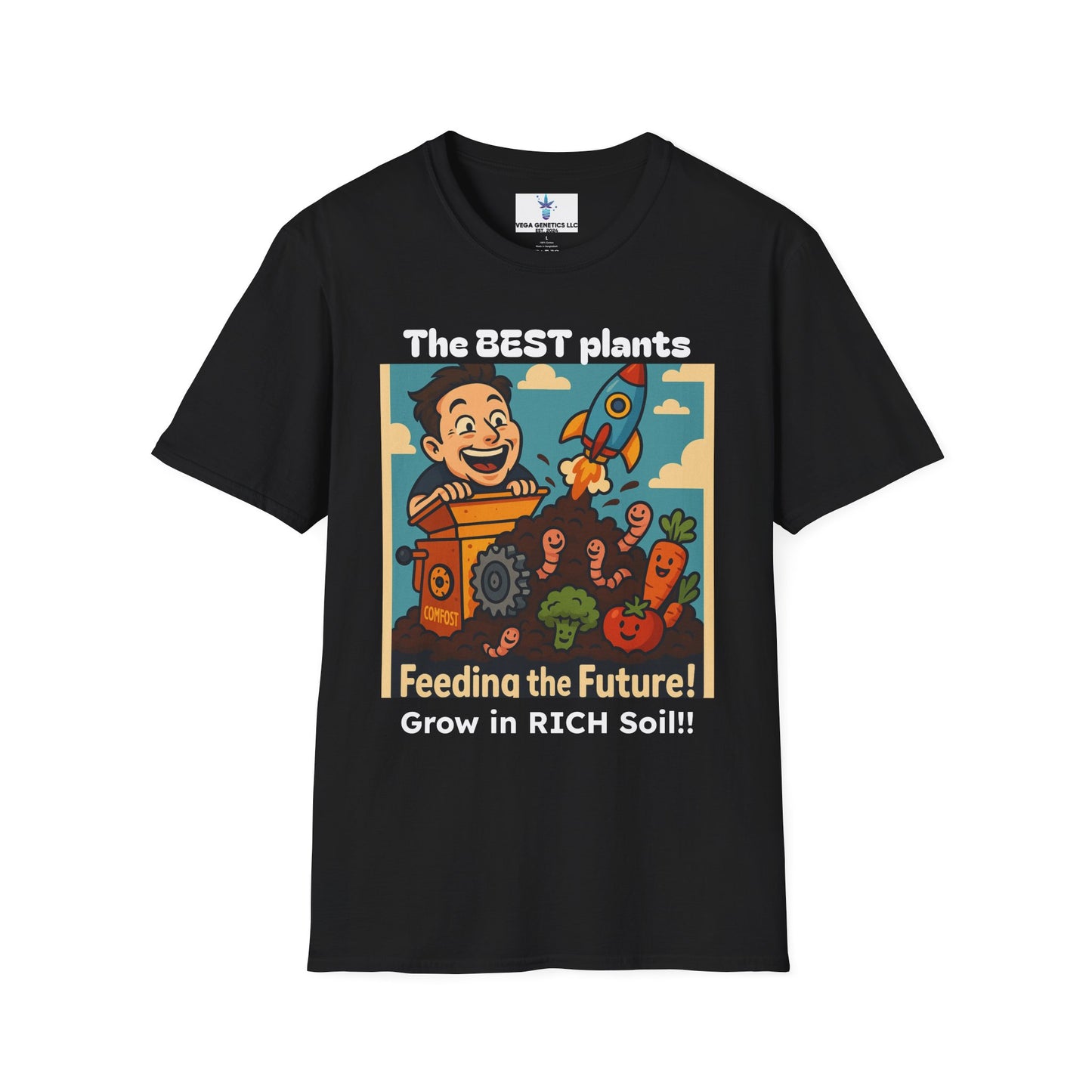 Feeding the Future Funny Gardening T-Shirt, Plant Lover Gift, Eco-Friendly Shirt, Sustainable Fashion, Gardening Humor Tee, Feeding the Future Quote