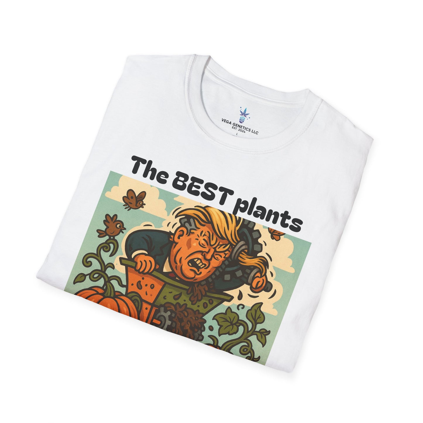 Grow Bigly Funny Gardening T-Shirt, Plant Lover Gift, Eco-Friendly Shirt, Sustainable Fashion, Gardening Humor Tee, Grow Bigly Quote