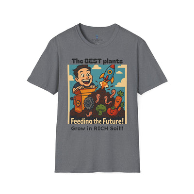 Feeding the Future Funny Gardening T-Shirt, Plant Lover Gift, Eco-Friendly Shirt, Sustainable Fashion, Gardening Humor Tee, Feeding the Future Quote