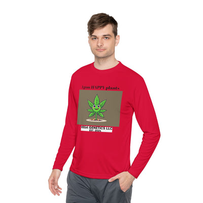 Cultivation Approved Unisex Lightweight Long Sleeve Tee with Happy Plant Design, Casual Apparel for Gardeners, Eco-Friendly Gift, Celebrating Nature, [...]