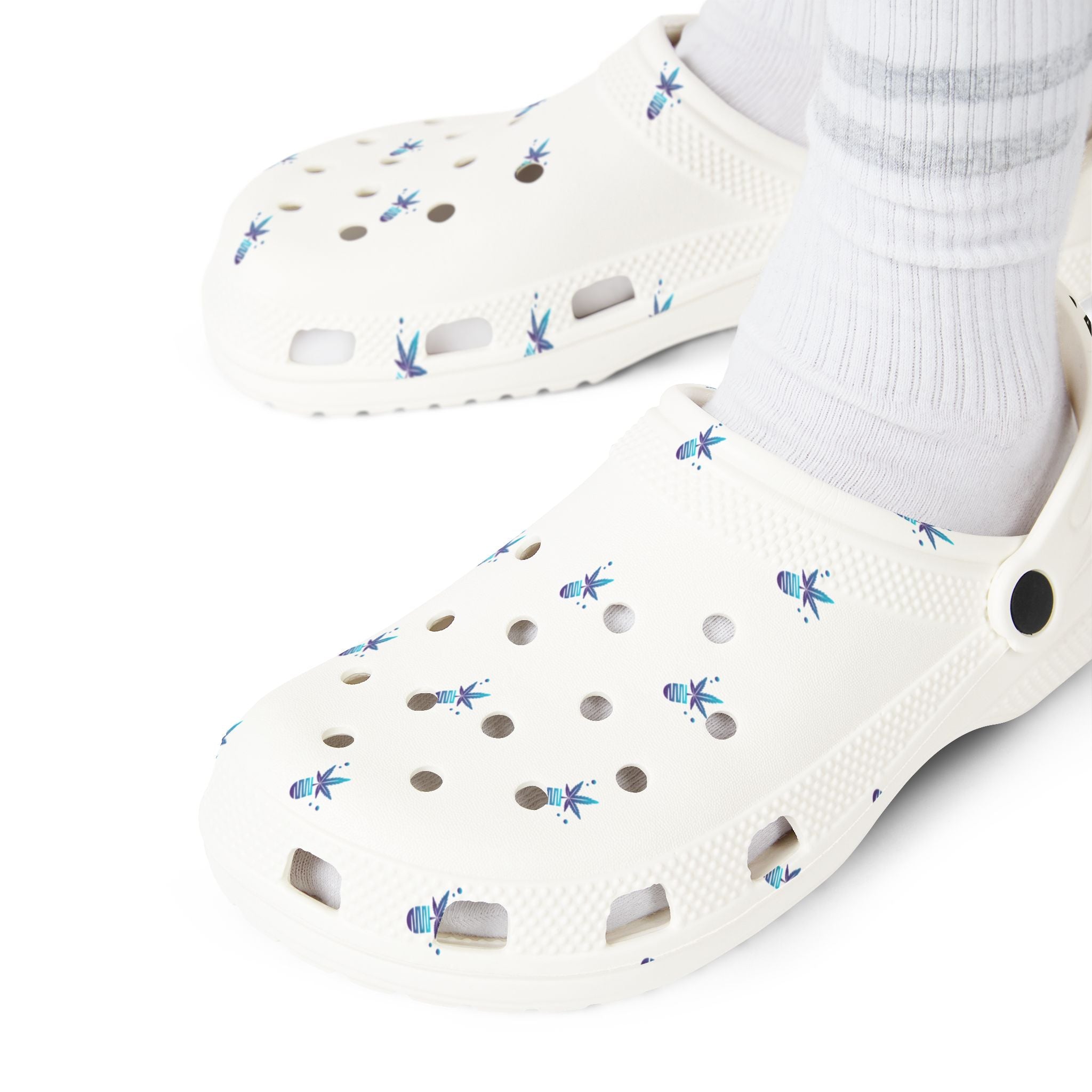 Cultivation Approved Vega Print EVA Foam Shoes | Lightweight Slip-Ons for Summer Fun, Beach Days, Gardening, Travel, and Everyday Comfort