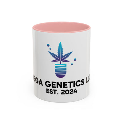 Vega Genetics Accent Coffee Mug - Perfect Gift for 420 Enthusiasts