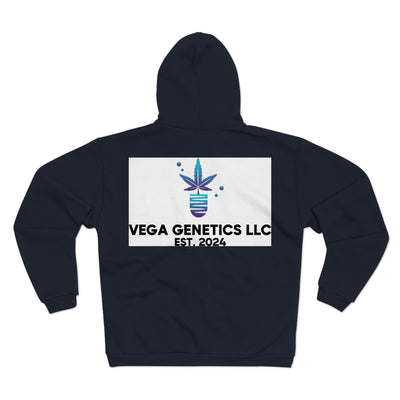 Chic Unisex Hooded Zip Sweatshirt with Silly Rabbit Artwork & Logo