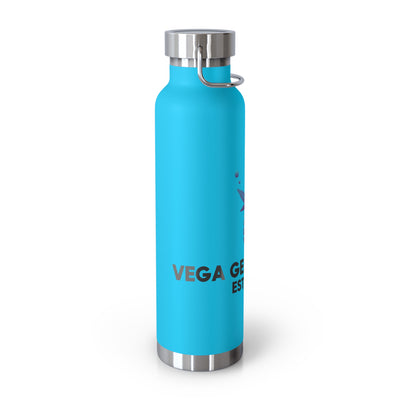 Vega Genetics logo Insulated Water Bottle, Cannabis Gift for anyone, Eco-Friendly Drinkware, Perfect for Outdoors, Birthday or 420 Celebration