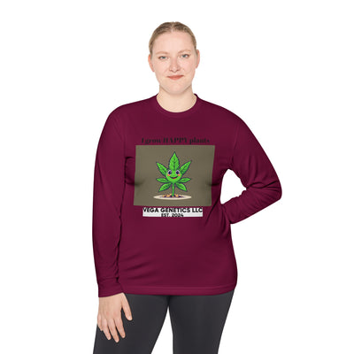 Cultivation Approved Unisex Lightweight Long Sleeve Tee with Happy Plant Design, Casual Apparel for Gardeners, Eco-Friendly Gift, Celebrating Nature, [...]