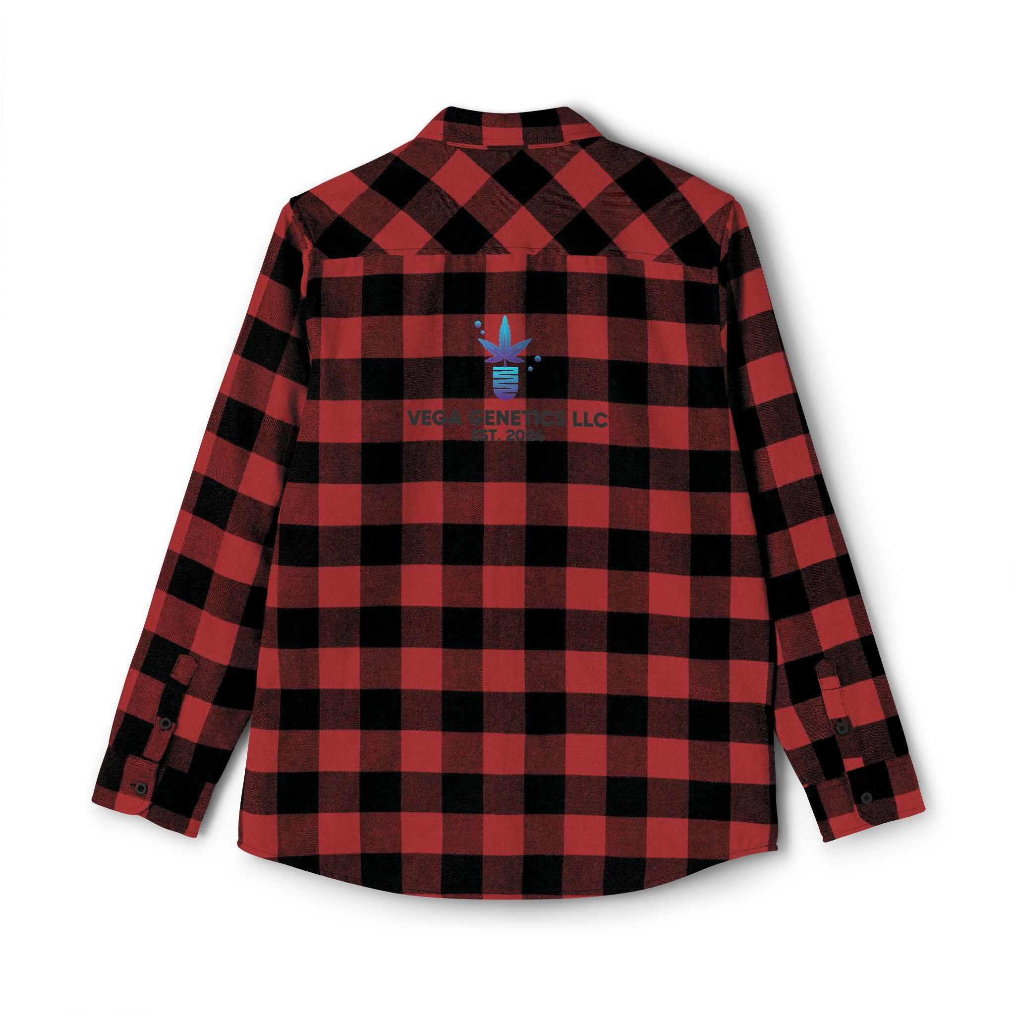 Cozy Unisex Vega Print Flannel Shirt, Perfect for Fall, Outdoor Adventures, Casual Wear, Comfortable Layering Option, Ideal Gift for Holidays