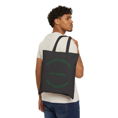 Cotton Canvas Tote Bag - Cannabis Storytime Image