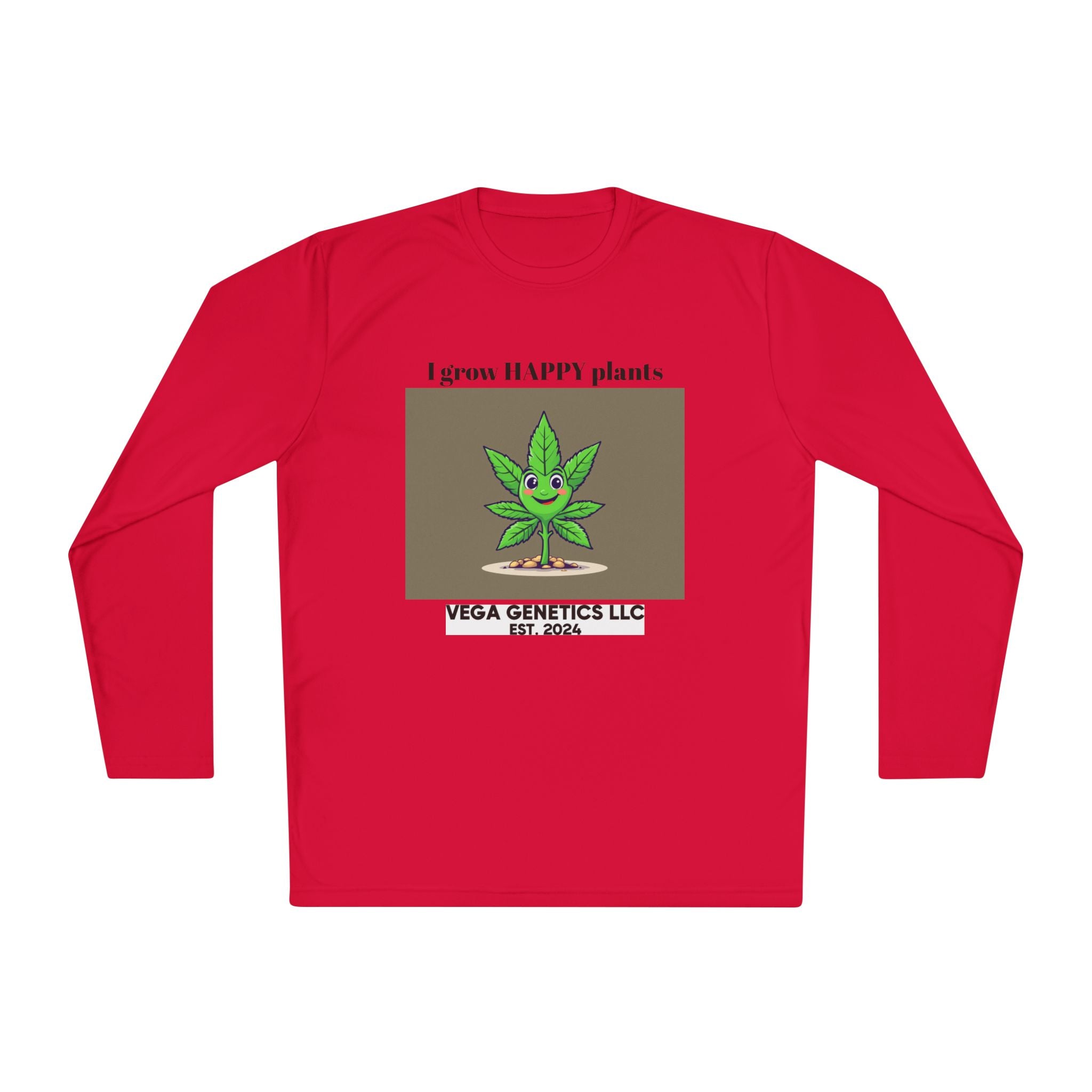 Cultivation Approved Unisex Lightweight Long Sleeve Tee with Happy Plant Design, Casual Apparel for Gardeners, Eco-Friendly Gift, Celebrating Nature, [...]