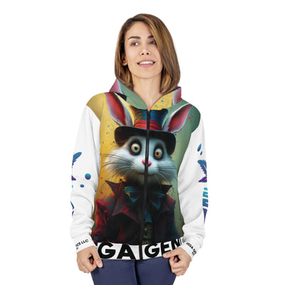 Silly Rabbit Hoodie - Stylish Unisex Zip Hoodie with Colorful Design