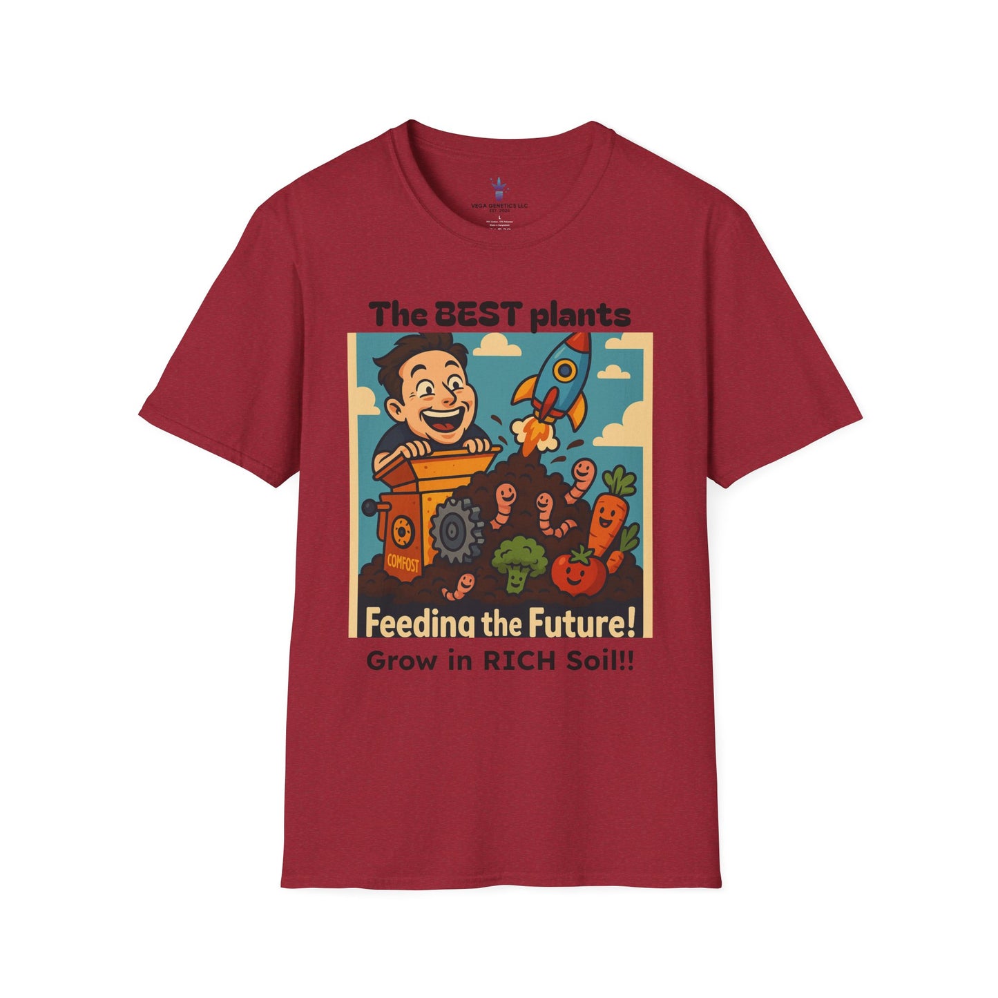 Feeding the Future Funny Gardening T-Shirt, Plant Lover Gift, Eco-Friendly Shirt, Sustainable Fashion, Gardening Humor Tee, Feeding the Future Quote