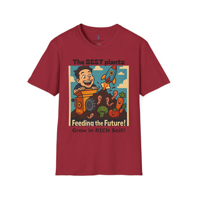Feeding the Future Funny Gardening T-Shirt, Plant Lover Gift, Eco-Friendly Shirt, Sustainable Fashion, Gardening Humor Tee, Feeding the Future Quote