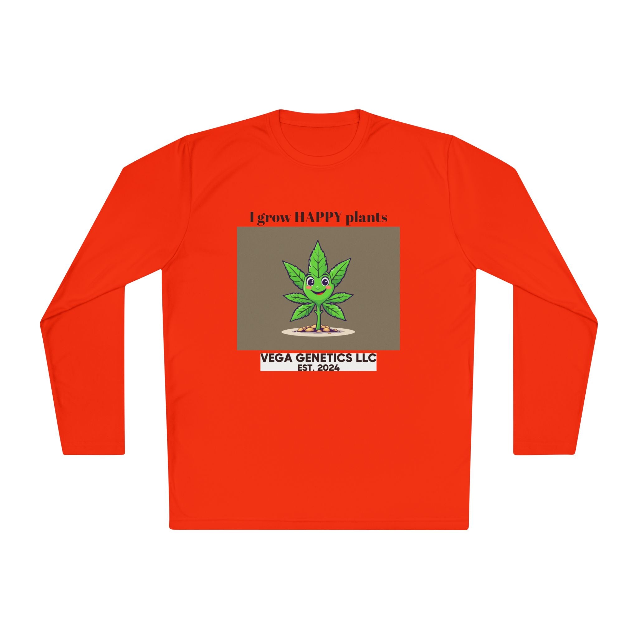 Cultivation Approved Unisex Lightweight Long Sleeve Tee with Happy Plant Design, Casual Apparel for Gardeners, Eco-Friendly Gift, Celebrating Nature, [...]
