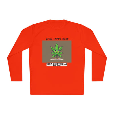Cultivation Approved Unisex Lightweight Long Sleeve Tee with Happy Plant Design, Casual Apparel for Gardeners, Eco-Friendly Gift, Celebrating Nature, [...]