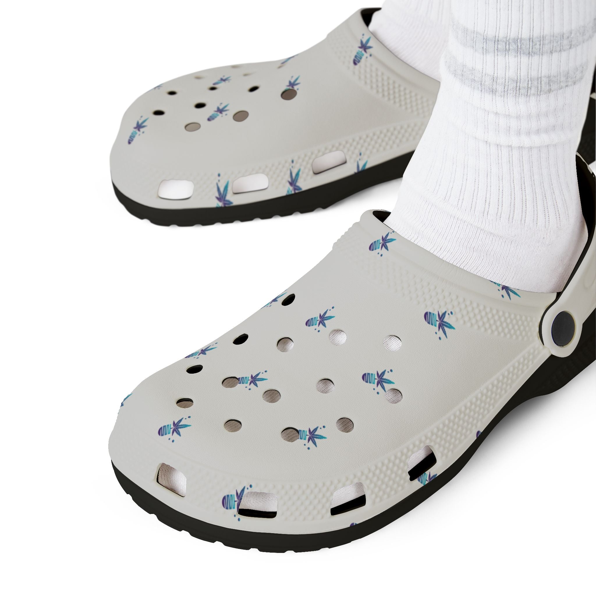 Cultivation Approved Vega Print EVA Foam Shoes | Lightweight Slip-Ons for Summer Fun, Beach Days, Gardening, Travel, and Everyday Comfort