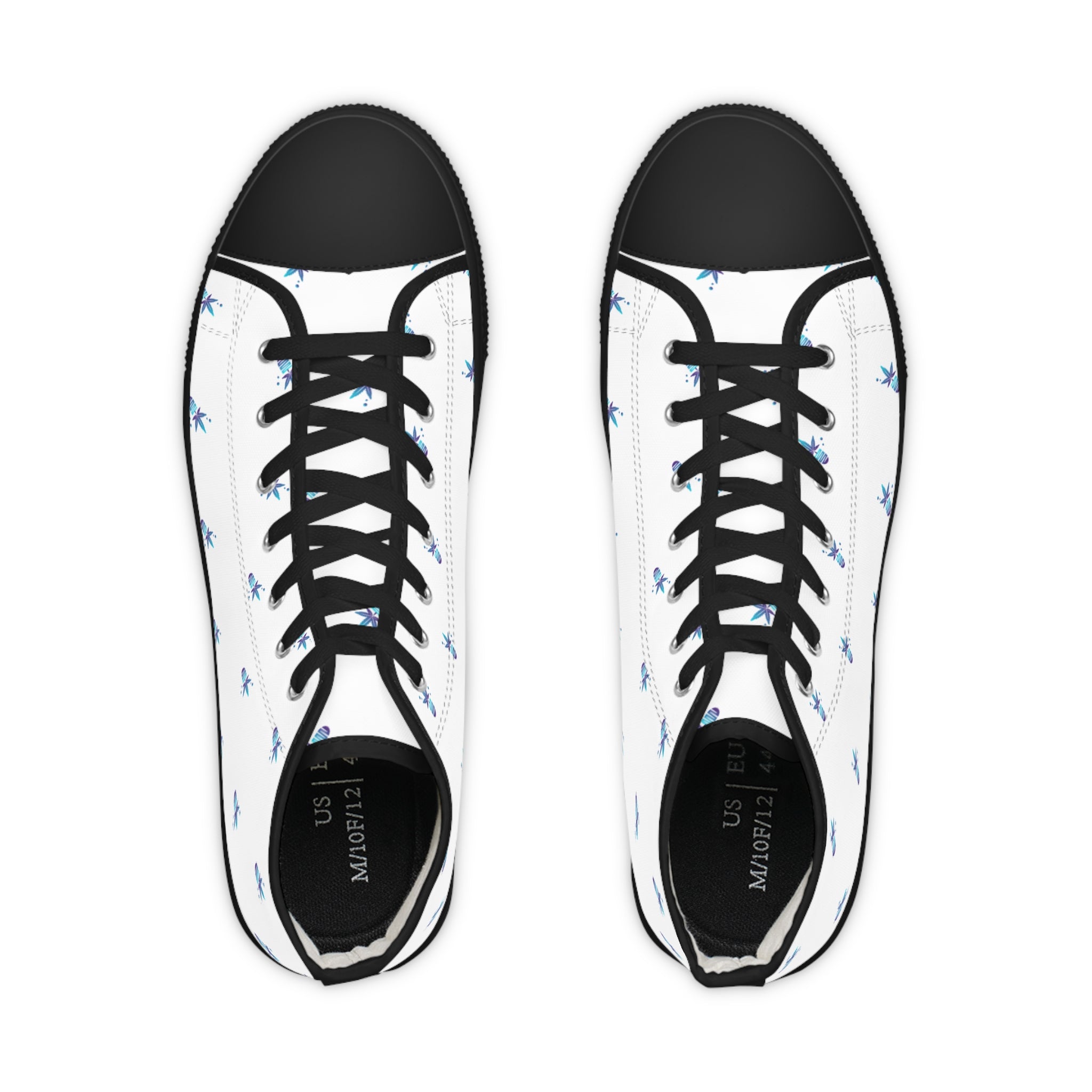 Stylish Vega Print High Top Sneakers for Men, Casual Footwear, Trendy Sneakers, Unique Design Shoes, Personalized Fashion, Gift for Him