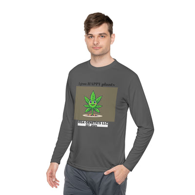 Cultivation Approved Unisex Lightweight Long Sleeve Tee with Happy Plant Design, Casual Apparel for Gardeners, Eco-Friendly Gift, Celebrating Nature, [...]