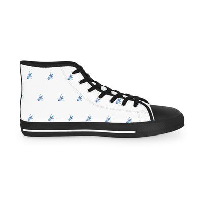 Stylish Vega Print High Top Sneakers for Men, Casual Footwear, Trendy Sneakers, Unique Design Shoes, Personalized Fashion, Gift for Him