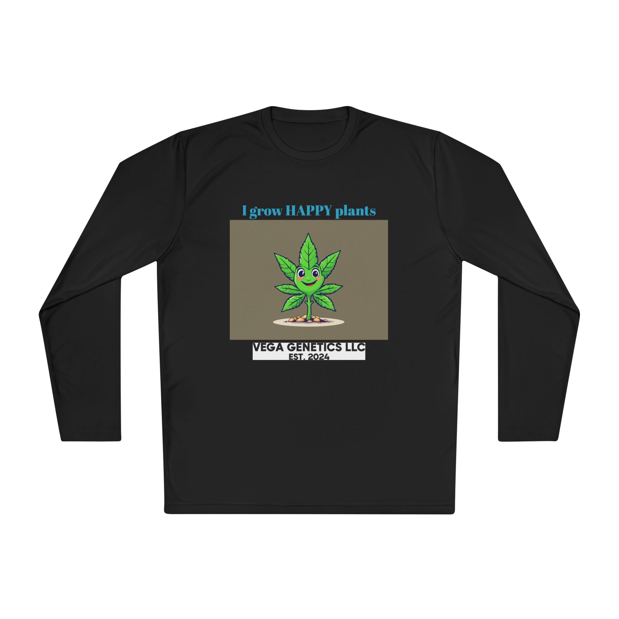 Cultivation Approved Unisex Lightweight Long Sleeve Tee with Happy Plant Design, Casual Apparel for Gardeners, Eco-Friendly Gift, Celebrating Nature, [...]