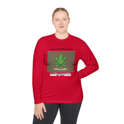 Cultivation Approved Unisex Lightweight Long Sleeve Tee with Happy Plant Design, Casual Apparel for Gardeners, Eco-Friendly Gift, Celebrating Nature, [...]