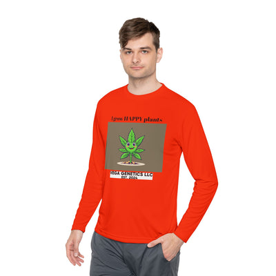 Cultivation Approved Unisex Lightweight Long Sleeve Tee with Happy Plant Design, Casual Apparel for Gardeners, Eco-Friendly Gift, Celebrating Nature, [...]