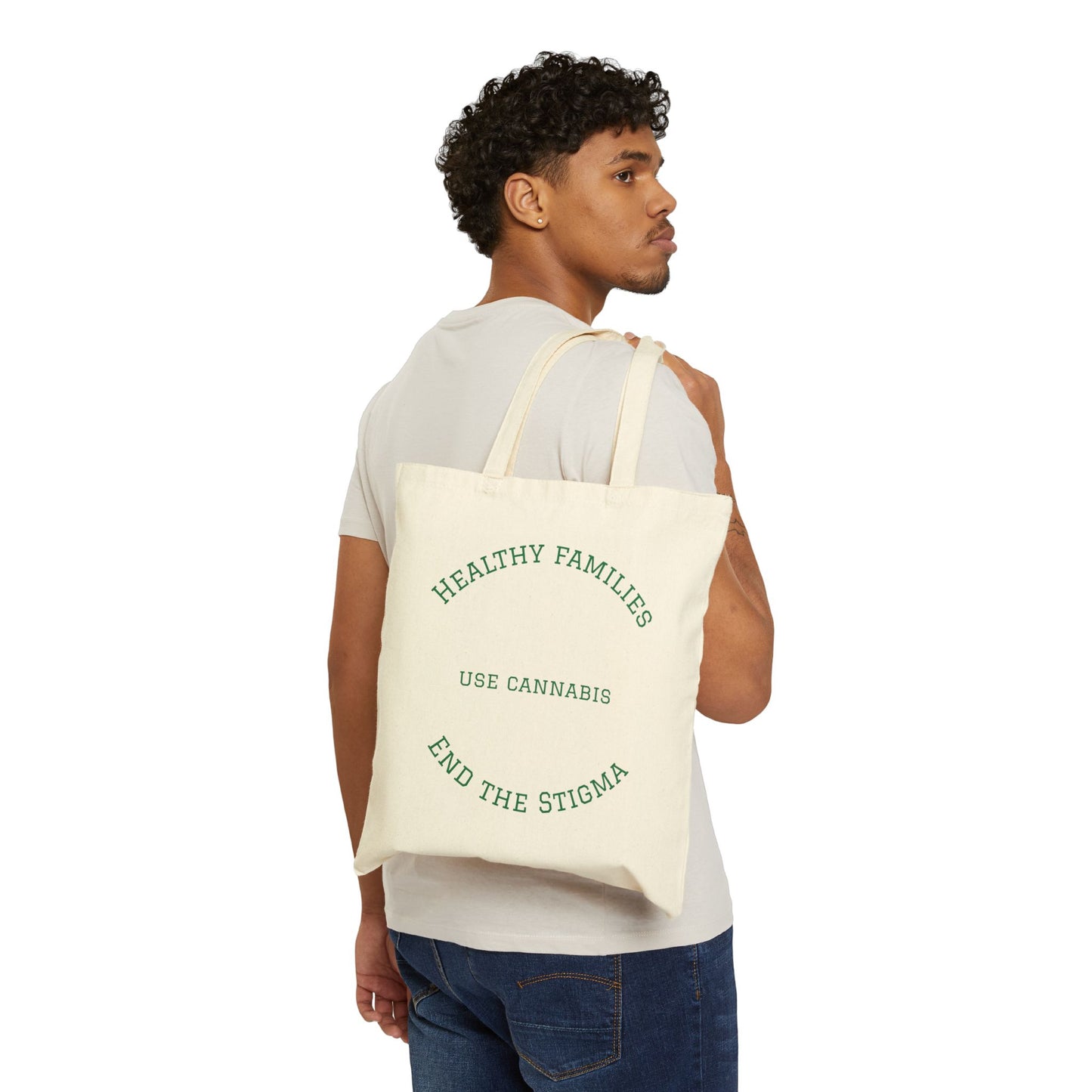 Cotton Canvas Tote Bag - Cannabis Storytime Image