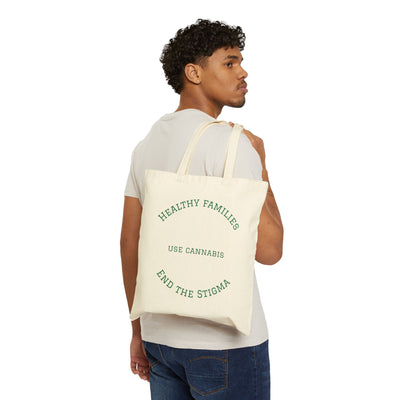 Cotton Canvas Tote Bag - Cannabis Storytime Image
